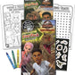 Jurassic World Camp Cretaceous Coloring Book Set with Stickers ~ Bundle with Chaos Theory Dino Coloring and Activity Book, Imagine Ink, Play Pack,