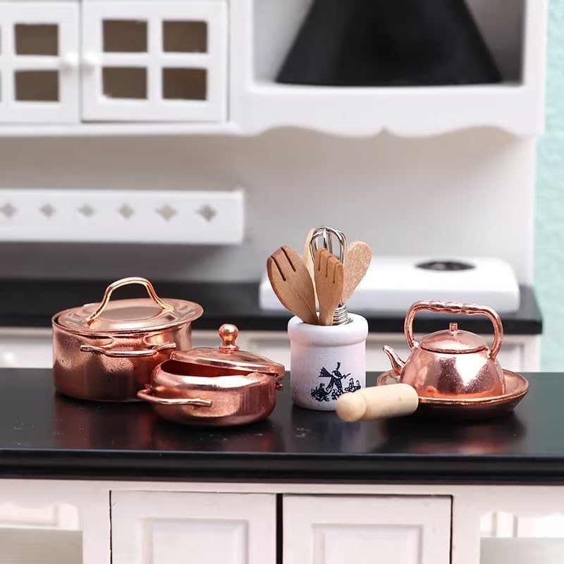 1/12 Miniature Kitchen Utensils Dollhouse Decoration Accessories, Décor, Decorations