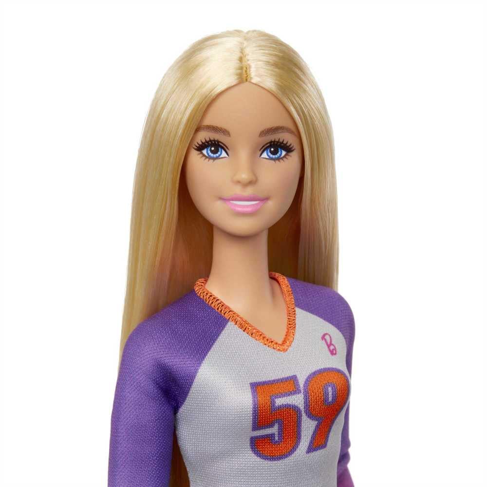 Barbie Doll & Accessories, Made to Move Career Volleyball Player Doll with Uniform and Ball
