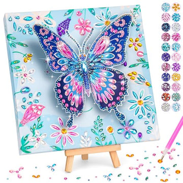 Arts and Crafts for Kids Age 8-12, Diamond Art Kit for Kids, Gifts for 6 7 8 9 10 Year Old Girls, Birthday Presents Toys for Girl Teen, Fun Activities