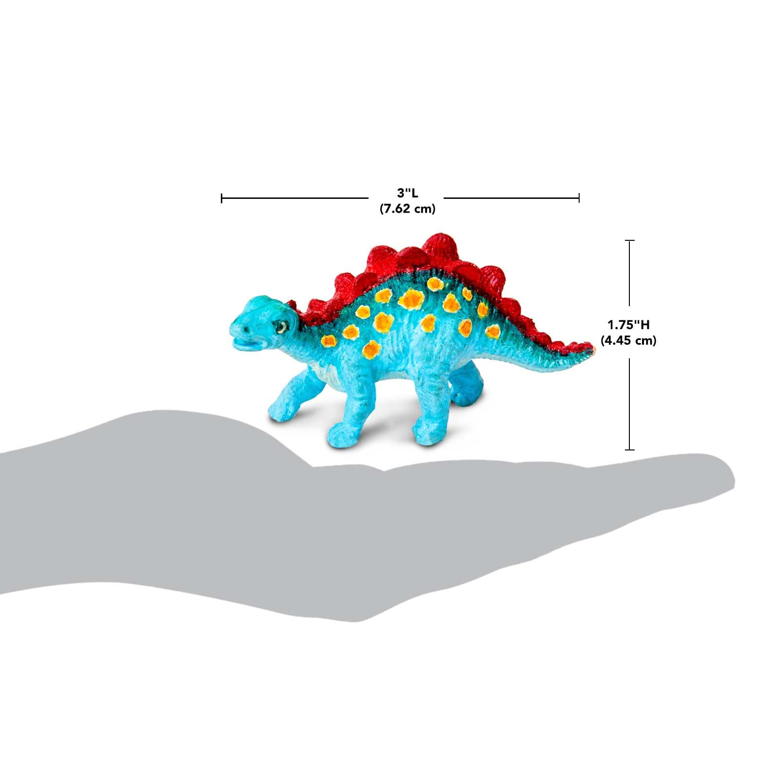 Safari Ltd. Dino Dana Baby Stegosaurus in Egg Figurine - 4.5" Dinosaur Egg - Educational Toy for Boys, Girls and Kids Ages 3+