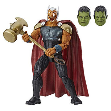 Avengers Marvel Legends Series Beta Ray Bill 6" Collectible Action Figure Toy for Ages 6 & Up with Accessories & Build-A-Figurepiece