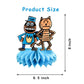 8Pcs Dog Cartoon Man Honeycomb Table Centerpiece Dog Birthday Party Supplies Table Decorations for Kids Party Decorations
