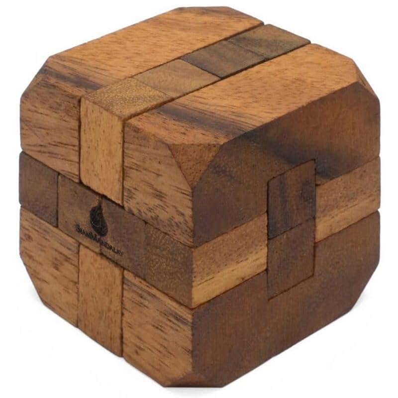 Hidden Passage: Wooden 3D Mechanical Puzzle for Adults - Brain Teaser Game | Desk Toy | Handmade Interlocking Wood Puzzle | Mind Teaser Logic