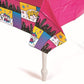 Superhero Girl Tablecloth - 54" x 108" | Plastic | Pop Superhero Design | 1 Pc.
