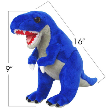 ArtCreativity 16" Cozy Plush T-Rex Dinosaur Stuffed Animal, Dino Plush, Soft and Cuddly Stuff Animals for Kids, Stuffed Dinosaur, Great Gift for Boys