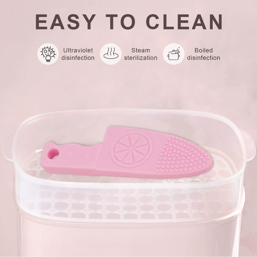 Sactulaz 0-BPA Silicone Culinary Kitchen Utensil Baby Teething Toys,Chef Cooking Role Playing Games Training for Baby Girls Boys,Molar Chewing Freezer