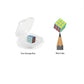 Y.L. DOYMX Mini Cube 3x3 - Cube Lab 1x1x1cm Tiny Cube, Smooth Magic Smallest Cube Gift for Kids and Adults(Blue)