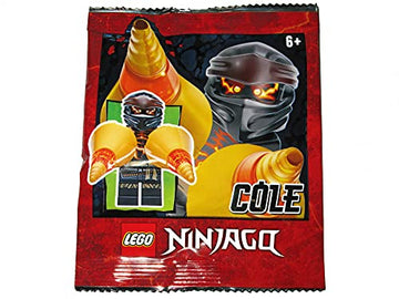 LEGO Ninjago: Cole Minifigure from Master of The Mountain with Drilling Weapons