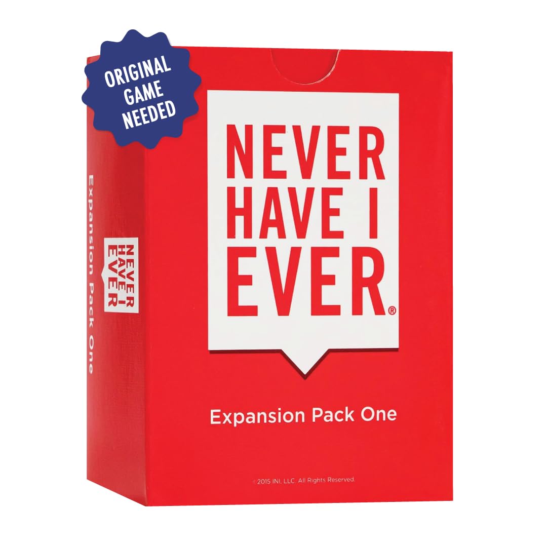 Never Have I Ever Card Game - Expansion Pack One, The Ultimate Adult Party Game Starter Pack, Spice Up Your Next Game Night, Pregame, or Icebreaker