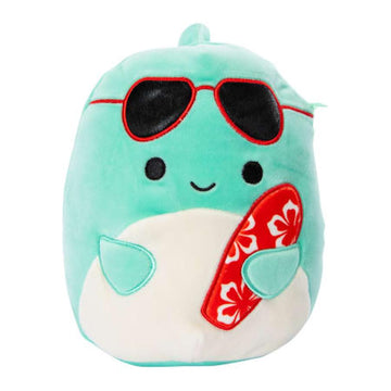 Squishmallows 7.5" Perry The Dolphin with Surfboard