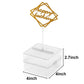 SIENON Surprise Cake Pull Out Box Cake Topper Kit, 1Pc Clear Food Contact Safe Box, 1Pc Gold Happy Birthday, 20Pcs Pockets for Birthday Graduation