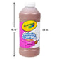 Crayola Artista II Tempera Activity Paint, 16 Fl Oz (Pack of 1), Brown