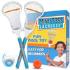 Mini Toss Lacrosse Sticks - Pool Games & Outdoor Beach Lacrosse Gifts - Best Beach Toys for Kids All Ages & Gifts for Teen Boys Ages 3 4 5 6 7 8 9 10