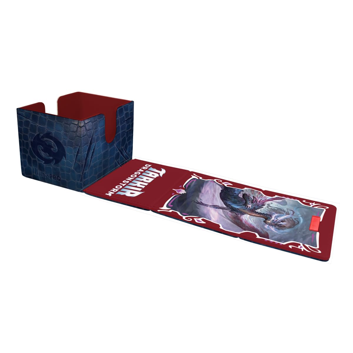 Ultra Pro - Tarkir Dragonstorm Shiko, Paragon of the Way Premium Alcove Edge Deck Box for Magic: The Gathering | Premium Deck Box Dragon Scale Design