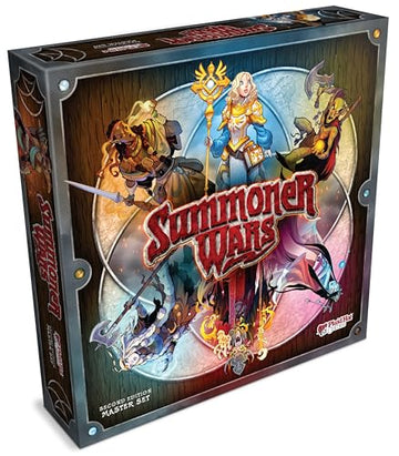 Plaid Hat Games Summoner Wars Second Edition Master Set - Tactical Dueling Card Game - Includes 6 Faction Decks, Custom Dice, and Game Board - Ages