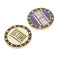 LoveinDIY 2 Metal Chips Big Small Dealer Buttons for Texas