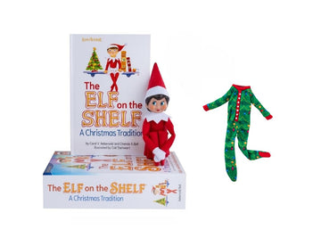The Elf on the Shelf Blue Eyed Girl Scout Elf with Claus Couture Good Night, Sleep Bright