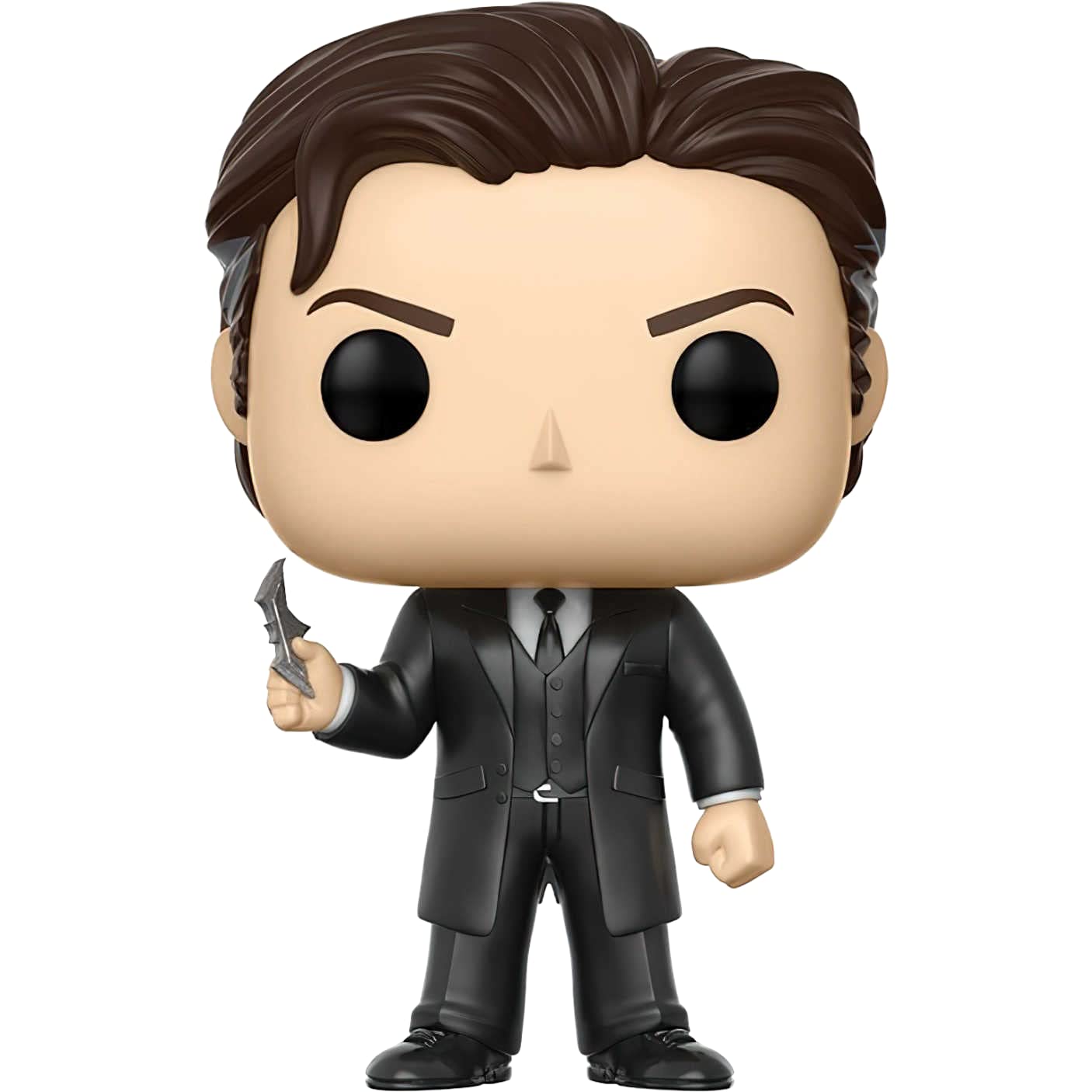 Funko B r u c e Wayne (2017 Summer Con Exc): P o p ! Heroes Vinyl Figurine Bundle with 1 Compatible 'ToysDiva' Graphic Protector (200-13713 - B)