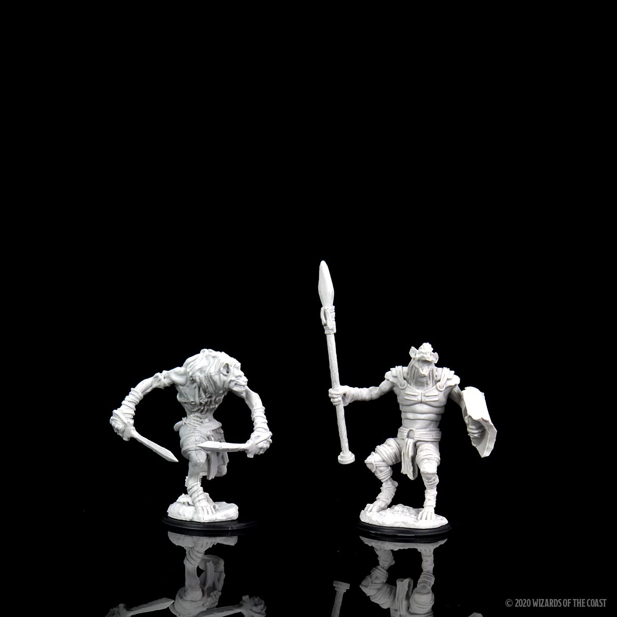 WizKids D&D Nolzur's Marvelous Miniatures - Gnoll & Gnoll Flesh Gnawer