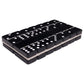 Silverman & Co. Double 6 Large Black Domino Set - Blue Case