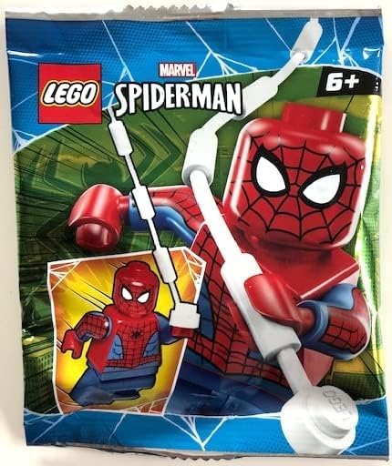 LEGO Superheroes: Spider-Man Minifigure with Web and Printed Arms