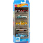 Hot Wheels Mopar 5 Pack, 1:64 Scale, '08 Challenger SRT8, '70 Hemi Challenger, Viper GTS-R, Li'l Red Express Truck, '69 Charger Daytona