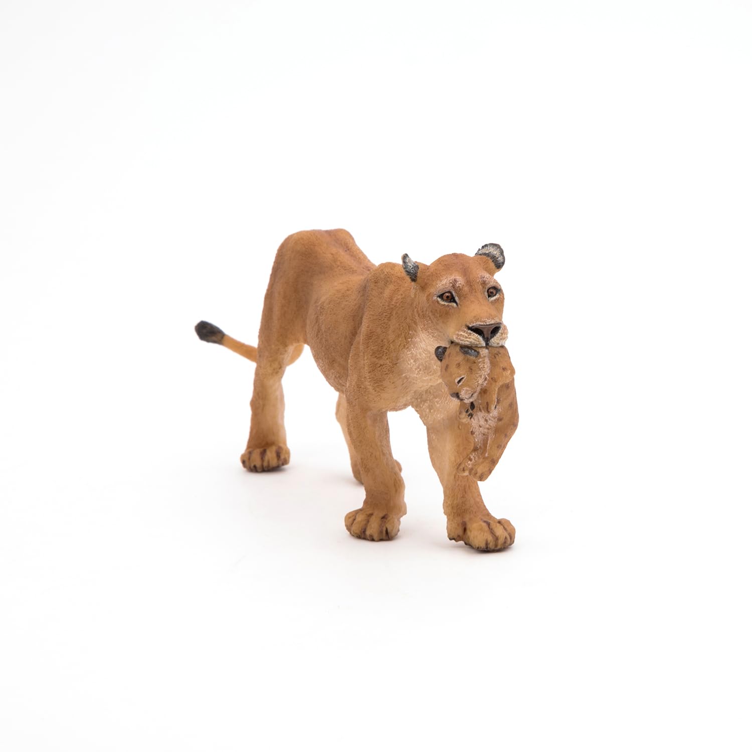 Papo Wild Animal Kingdom Figure, Lioness with Cub, Multicolor (50043) , 6.5cm