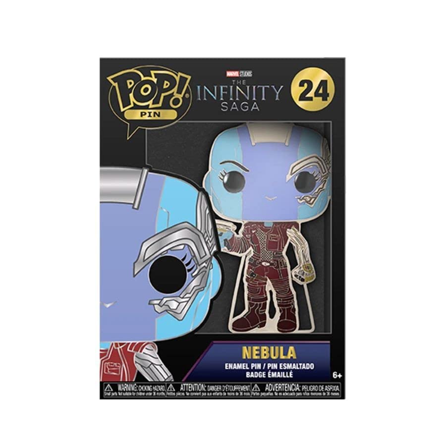 Loungefly Marvel Infinity Saga Large Enamel Pin - Nebula