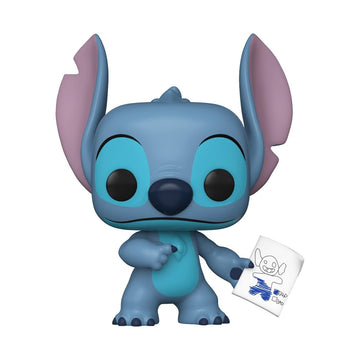 Funko Pop! Disney: Lilo & Stitch - Stitch with Mood Chart - 1/6 Odds for Rare Chase Variant - Collectable Vinyl Figure - Gift Idea - Official