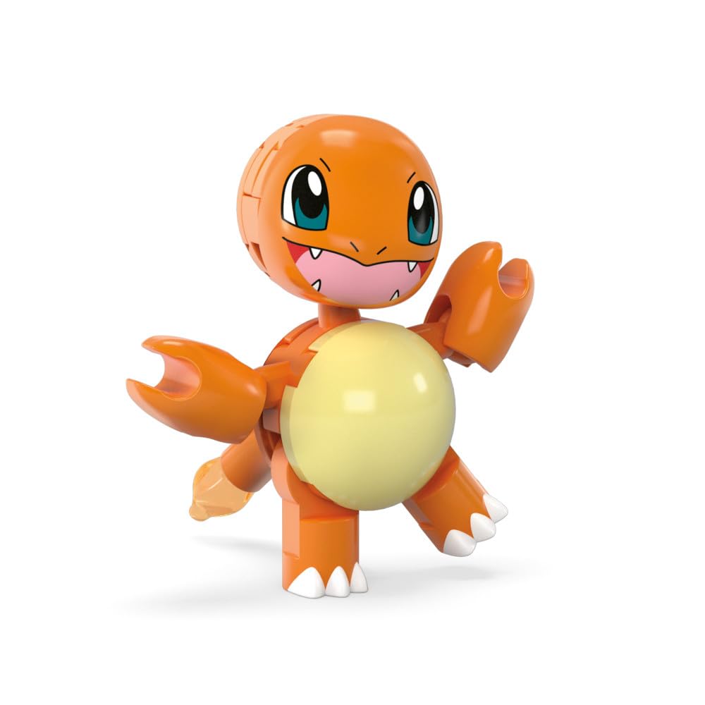 MEGA Pokémon Construction Toy Pokémon Evergreen Charmander Ball for Kids Ages 6 and Up