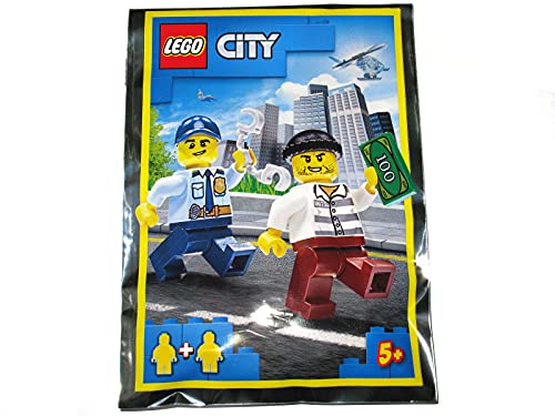 LEGO City: Police Officer Minifigure Chasing Thief