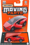 Matchbox Moving Parts Toyota Prius Prime 2023, 1:64 Scale Die-Cast Model Car, Red
