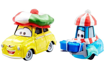 Mattel Disney Pixar Cars 2023 Holiday Winter Series - Complete Bundle of 8 Special Edition Die?Cast Vehicles (GYD55?956A) | Limited Edition Holiday