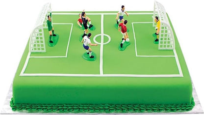 PME Soccer Toppers for Cake and Cupcakes, Set of 9