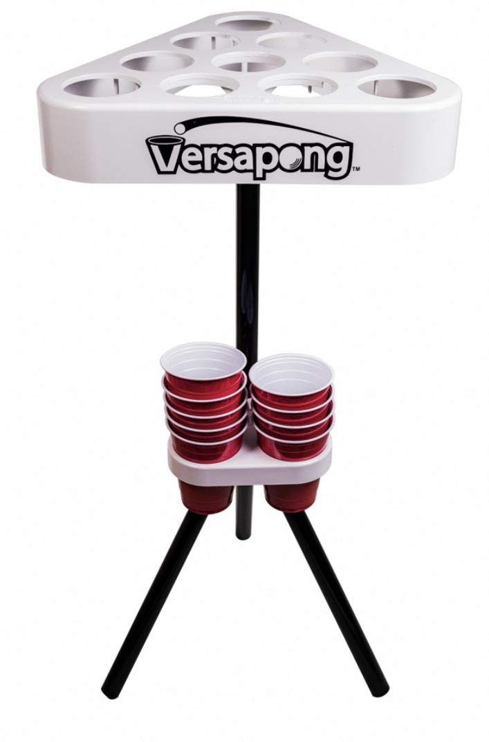 Versapong Portable Beer Pong Table/Tailgate Game with Backpack Carry Case and Balls