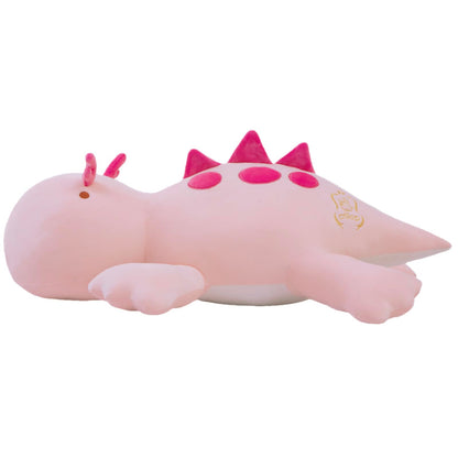 Crillop 4LB Cute Weighted Stuffed Animals Plush - 24 inch Soft Weighted Dinosaur Plush Toy Pillow for Adults and Children (Pink Dinosaur)