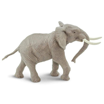 Safari Ltd. African Bull Elephant Figurine - Realistic 7.6" Wildlife Figure - Educational Toy for Boys, Girls, and Kids Ages 3+