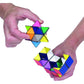 California Creations The Amazing Star Cube: 2 Piece Transforming Geometric Puzzle - Solve The Cube To Find The Hidden Star