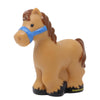 Fisher-Price Replacement Part for Collectible Little People Barnyard Farm Dollhouse Playset CBG45 - Replacement Brown Horse with Brown Mane and Tail