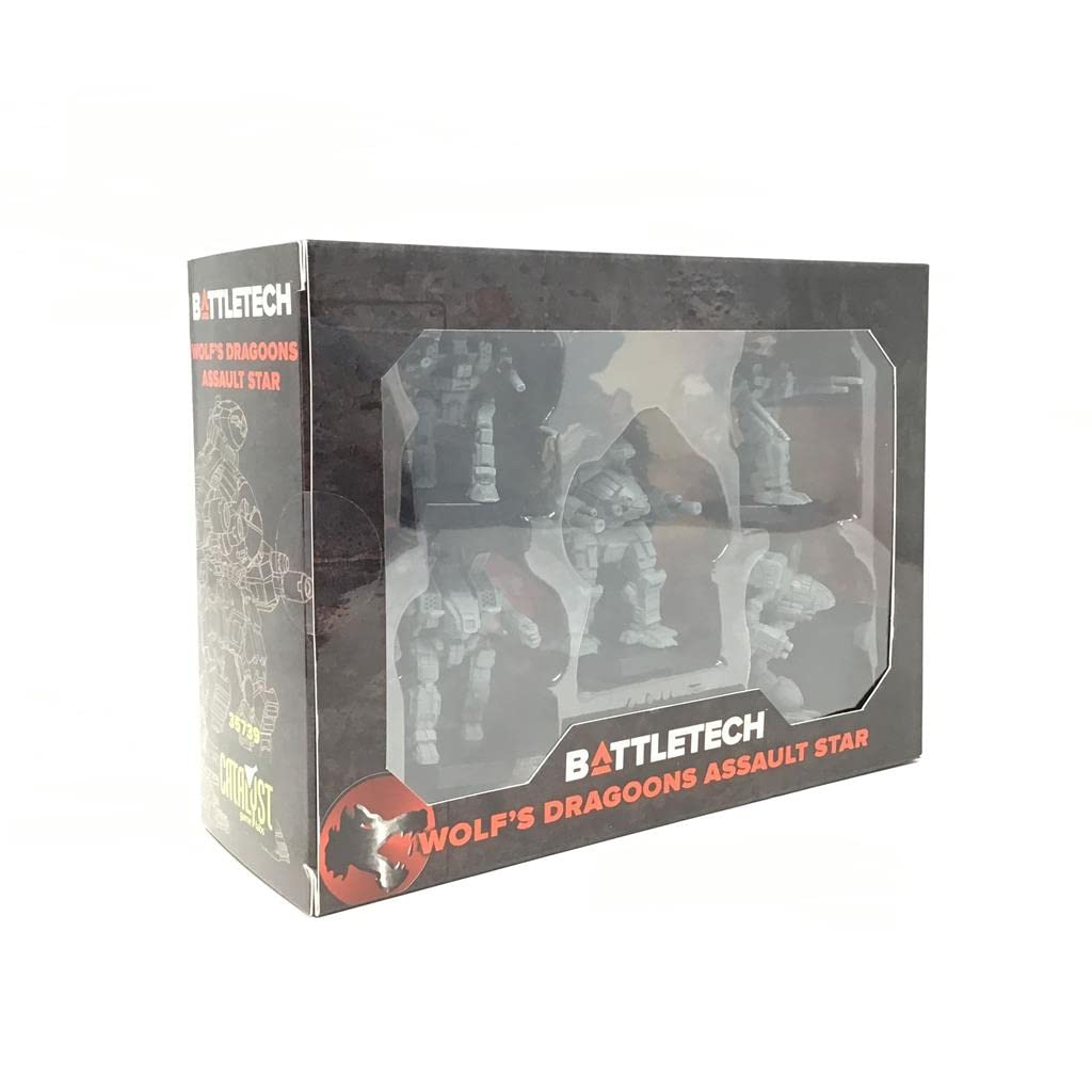 BattleTech | Miniatures | Wolfs Dragoons Assault Star | Expansion | Miniature Game | Catalyst Game Labs | Ages 14+ | Game in English