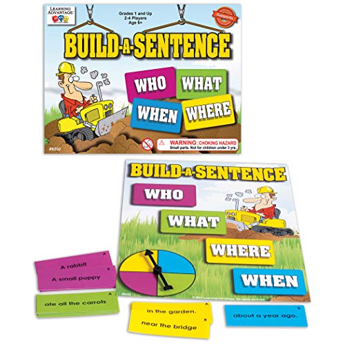 LEARNING ADVANTAGE Build-A-Sentence, Literacy Game for Kids