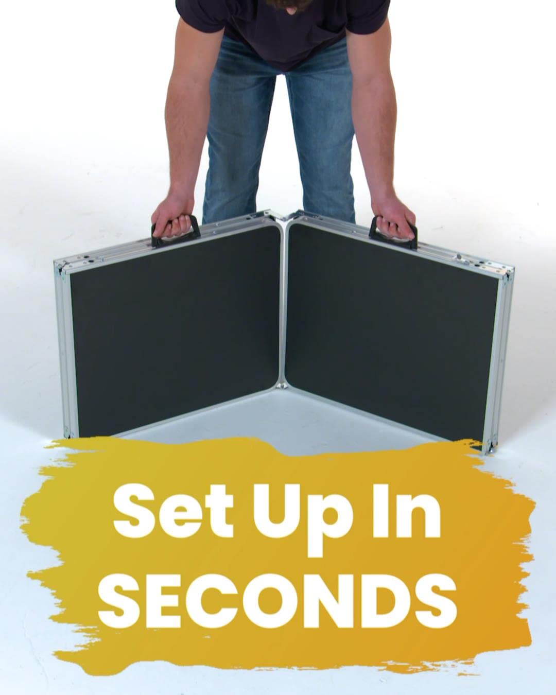 8-Foot Professional Beer Pong Table w/Cup Holes - Los Angeles Hockey Rink