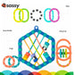 Sassy Busy Bands Take Along, Teethe & Toys, Baby Toy, Activity Toy, Sensory Toy for Toddlers, Babies, and Infants, Medium