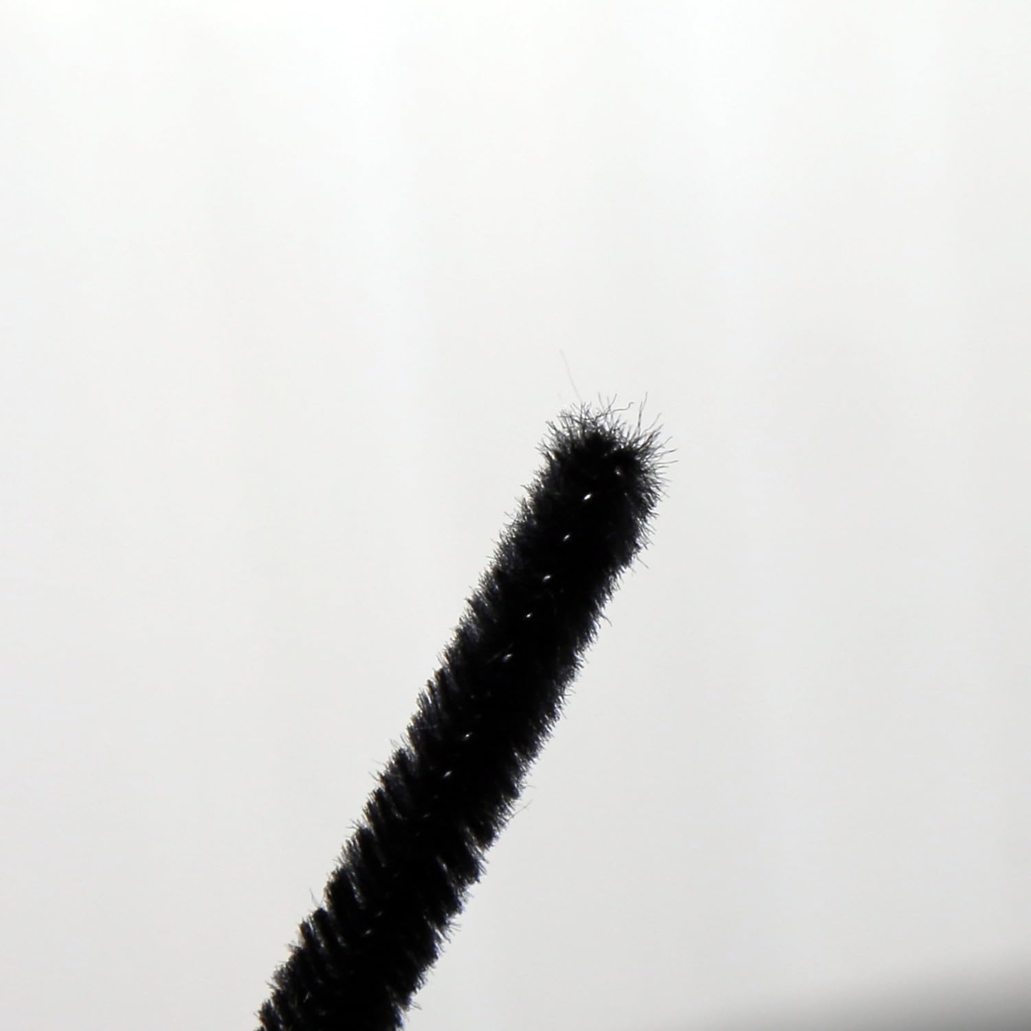 Black Pipe Cleaners Chenille Stems 100 Pieces for DIY Art Craft Decorations Creative (0.24 x 12 Inch)