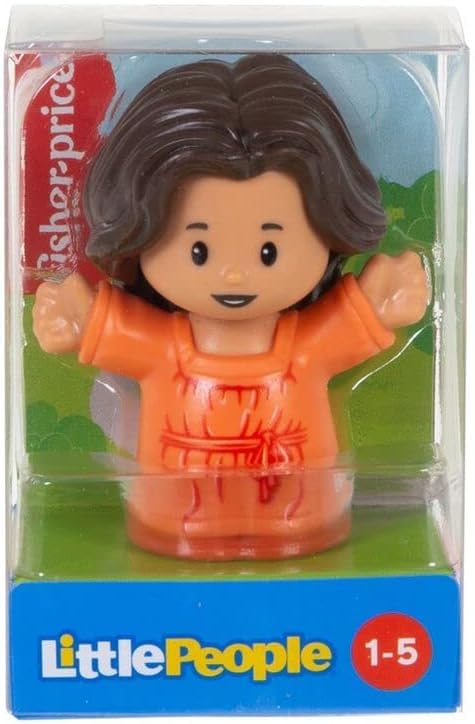 Fisher-Price Little People Bundle 4 Pack - Dad in Suit, Mom in Dress, Mom in Green Cardigan, Grandpa