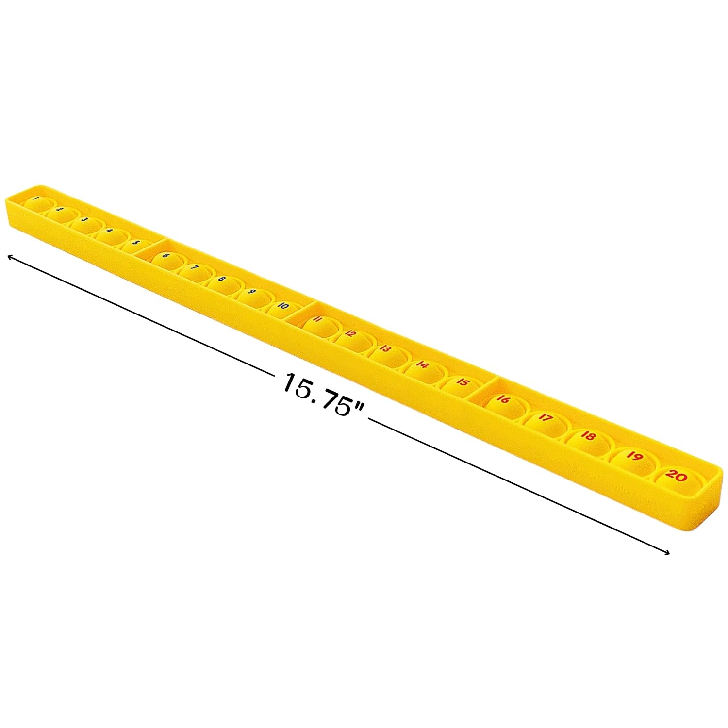 Number Track Bubble Board