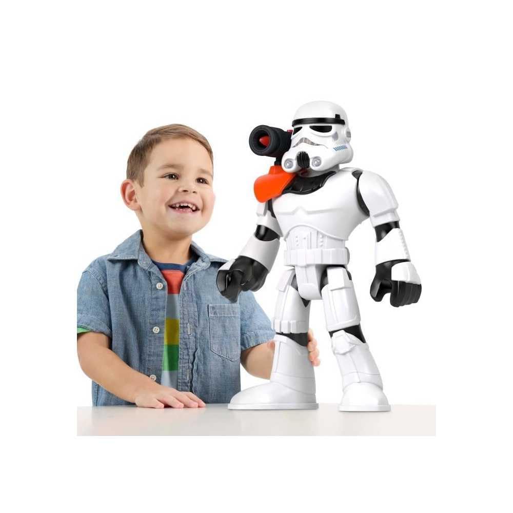 Fisher-Price Imaginext Star Wars Toy Stormtrooper XXL Figure, 16+ Inch Tall Poseable Character with Launcher for Kids Ages 3+ Years