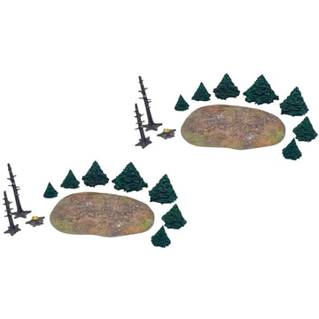 Monster Fight Club - Monster Scenery: Evergreen Pine Forest Double Pack (2 Items)