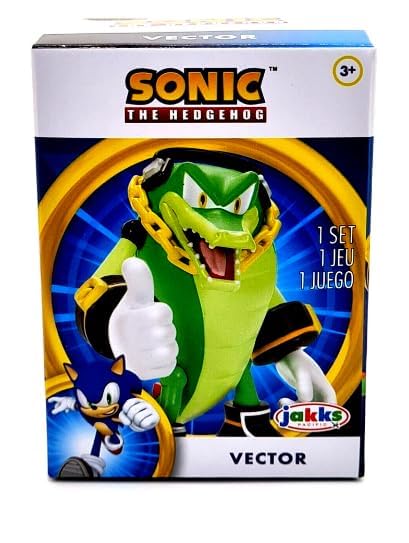 JAKKS Pacific Sonic The Hedgehog Vector 2.5" Action Figure